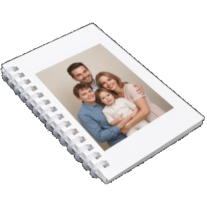Book A6 Ring Bound White