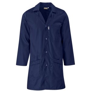 Prime Polycotton Dust Coat in Navy