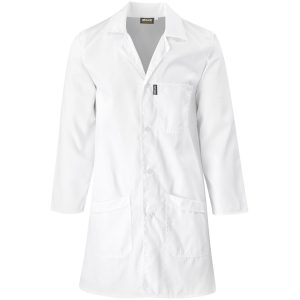 Prime Polycotton Dust Coat in White