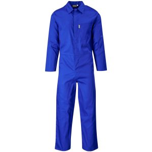 Safety Polycotton Boiler Suit in Royal Blue