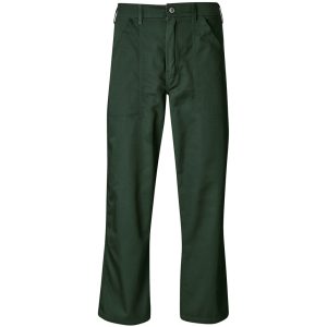 Site Premium Polycotton Pants in Olive