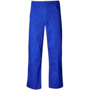 Site Premium Polycotton Pants in Royal Blue
