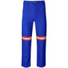 Artisan Premium 100% Cotton Pants - Reflective Legs - Orange Tape - Royal Blue