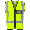 Direction En4 Hi-Viz Reflective Full Zip Vest - Yellow