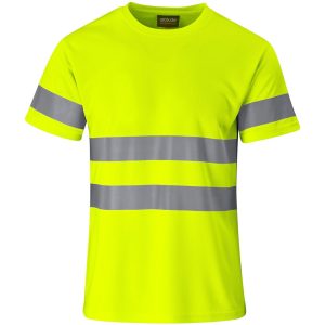 Construction Hi-Viz Reflective T-Shirt in Yellow