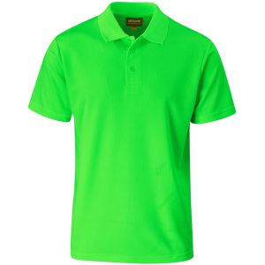 Sector Hi-Viz Golf Shirt in Lime