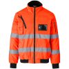 Techno Padded Hi-Viz Reflective Bunny Jacket - Orange