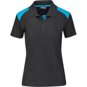 Ladies Apex Golf Shirt in Cyan
