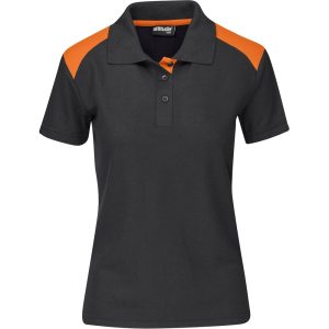 Ladies Apex Golf Shirt in Orange