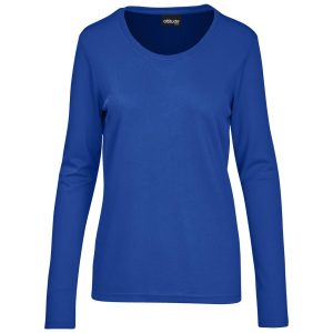 Ladies Long Sleeve All Star T-Shirt in Royal Blue