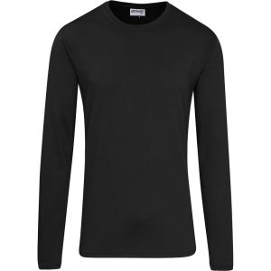 Mens Long Sleeve All Star T-Shirt in Black