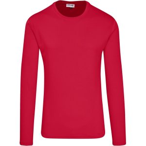Mens Long Sleeve All Star T-Shirt in Red