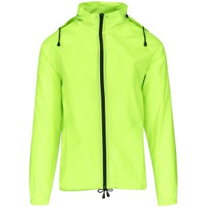 Unisex Cameroon Rain Jacket in Lime
