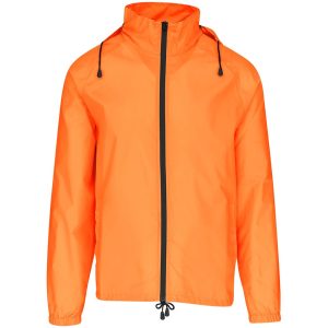 Unisex Cameroon Rain Jacket in Orange