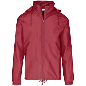Unisex Cameroon Rain Jacket in Red