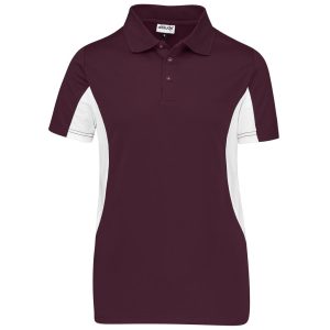 Kids Championship Golf Shirt in Maroon