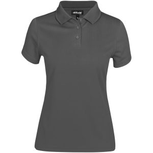 Ladies Distinct Golf Shirt in Grey