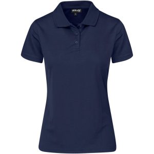 Ladies Distinct Golf Shirt in Navy