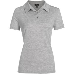 Ladies Echo Golf Shirt in Grey