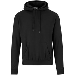 Mens Essential Hooded Sweater in Black