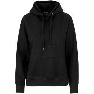 Ladies Essential Hooded Sweater in Black