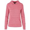 Ladies Fitness Lightweight Hooded Sweater - Red