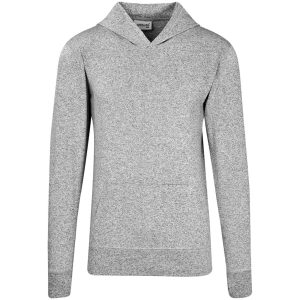 Mens Fitness Lightweight Hooded Sweater in Grey