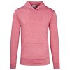 Mens Fitness Lightweight Hooded Sweater - Red
