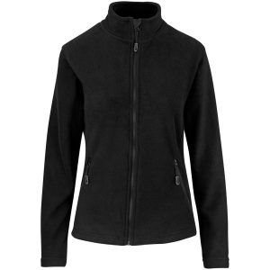 Ladies Oslo Micro Fleece Jacket in Black