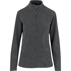 Ladies Oslo Micro Fleece Jacket in Charcoal