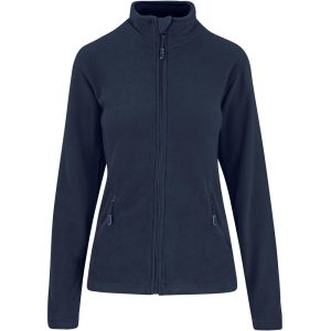 Ladies Oslo Micro Fleece Jacket in Navy