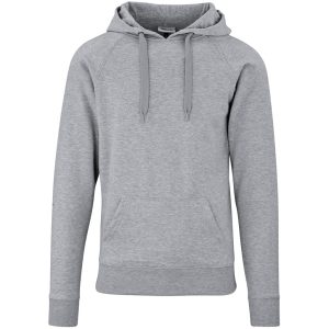 Mens Harvard Heavyweight Hooded Sweater in Grey