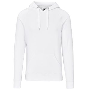 Mens Harvard Heavyweight Hooded Sweater in White