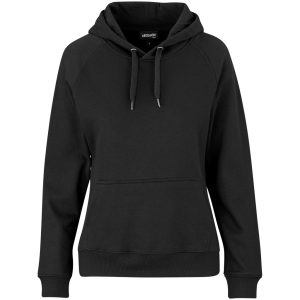 Ladies Harvard Heavyweight Hooded Sweater in Black