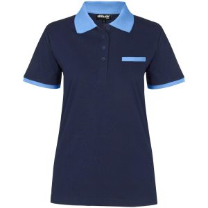Ladies Caliber Golf Shirt in Navy