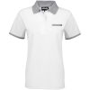 Ladies Caliber Golf Shirt - White