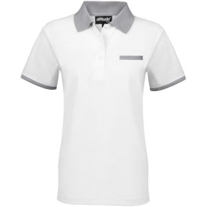 Ladies Caliber Golf Shirt in White