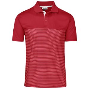 Mens Maestro Golf Shirt in Red
