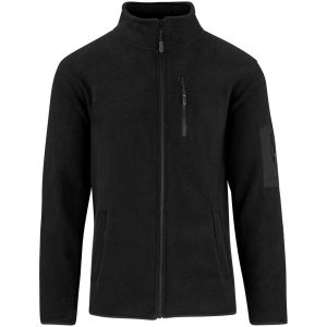 Mens Oslo Micro Fleece Jacket in Black