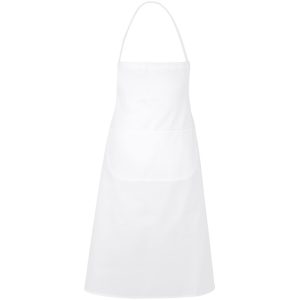 Promo Bib Apron in White