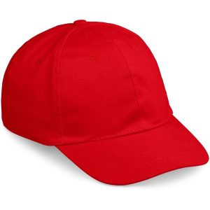 Pro Basic Cap - 6 Panel in Red