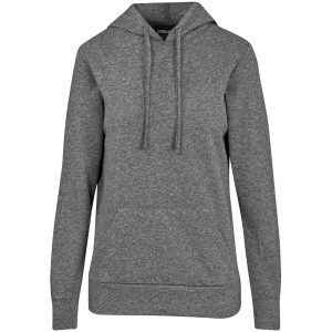 Ladies Physical Hooded Sweater in Charcoal