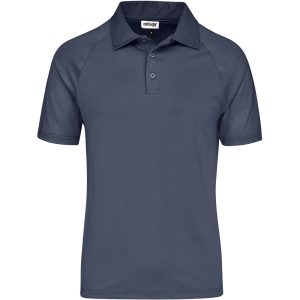 Mens Santorini Golf Shirt in Grey