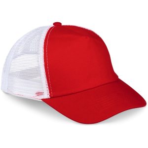 Trucker Cap - 5 Panel in Red