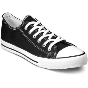 Unisex Trendi Canvas Sneaker in Black
