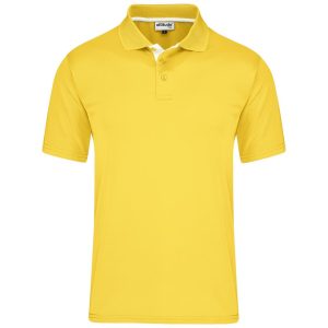 Kids Tournament Golf Shirt in Yellow
