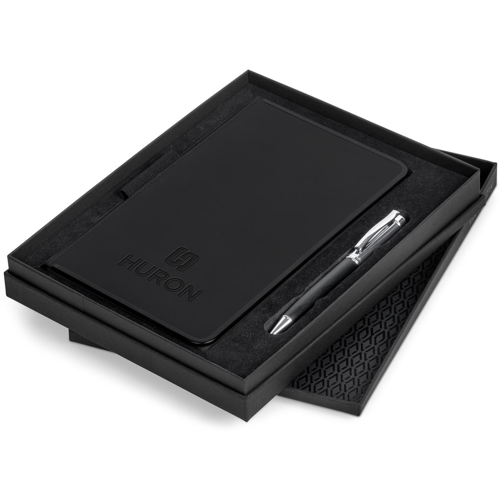 Alex Varga Polanco Notebook & Pen Set – Black