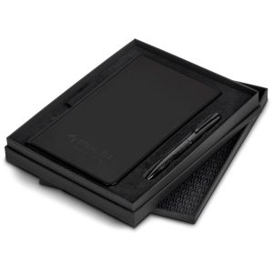 Alex Varga Lyonne Notebook & Pen Set in Black