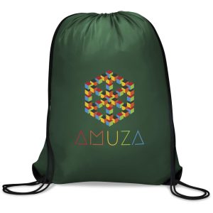 Altitude Symphony 210D Drawstring Bag in Dark Green