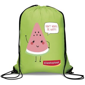Altitude Symphony 210D Drawstring Bag in Lime